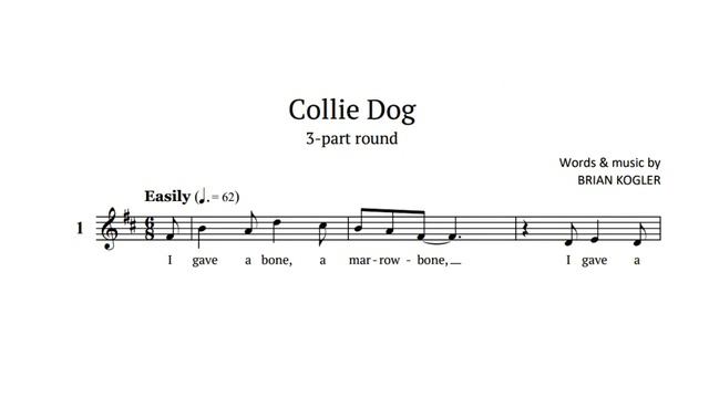 Collie Dog (3-part round) смотреть онлайн