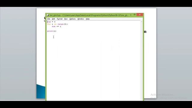 Scope of a Variable | Python Programming Language | EduTut | Learn Easily in Tamil смотреть онлайн