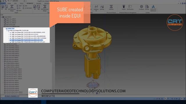 AVEVA E3D DESIGN - HOW TO IMPORT STEP FILE смотреть онлайн