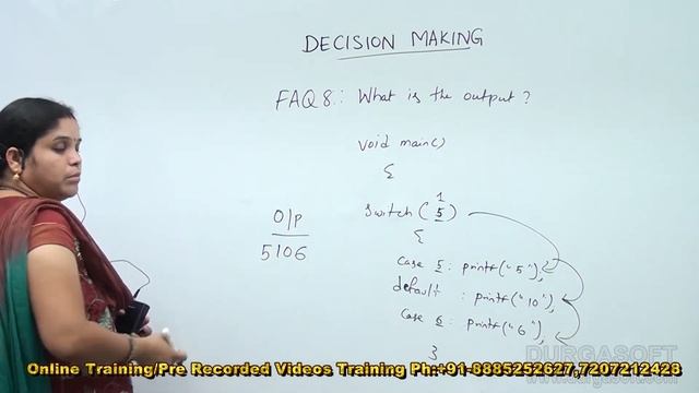 C Language faqs | Decision Making || Q8.What is the output of the following program|by Santoshi смотреть онлайн