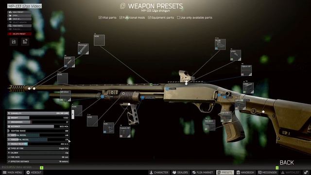 Escape from Tarkov - MP-133 Shotgun Build смотреть онлайн