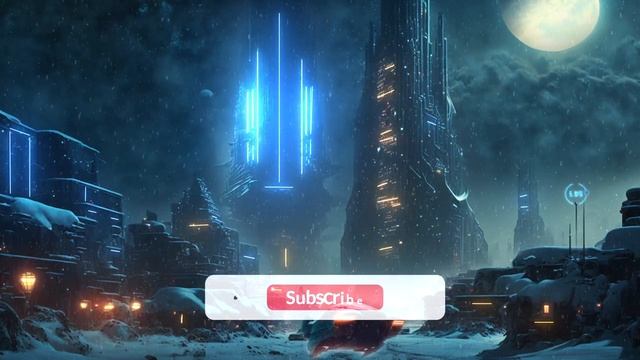 Frozen _ Relaxing Meditative Cyberpunk Sci -Fi Ambient Music смотреть онлайн