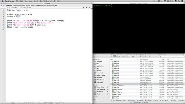 Learn Python the Hard Way - Ex 14 - Prompting and Passing смотреть онлайн