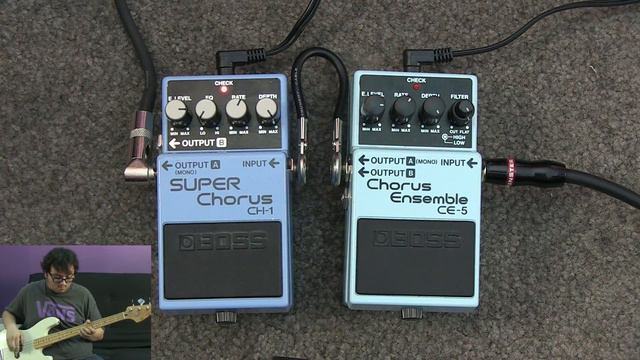 Boss CH-1 Super Chorus Vs. CE-5 Chorus Ensemble