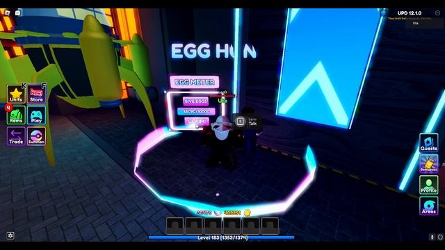 CLAIMING 100,000 EGG HUNT POINTS! in Anime Adventures (Roblox) смотреть онлайн