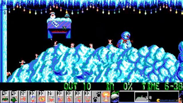 Holiday Lemmings 94 gameplay (PC Game, 1994) смотреть онлайн