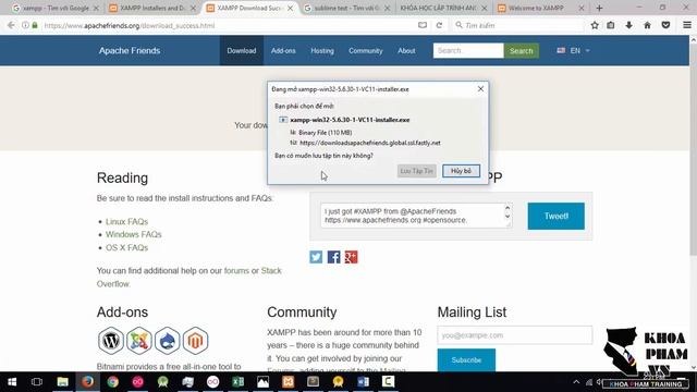 Lập trình Android (Kotlin) - Bài 30: Webservice - Cài đặt xampp, sublime text смотреть онлайн