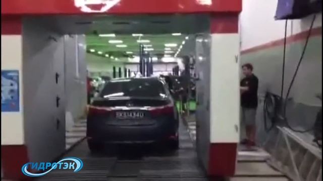 Без контактный робот Автоматическая туннельная портальная автомойка Гидротэк HP220 робот RISENSE смотреть онлайн
