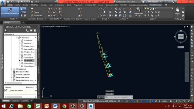 GENERAR CURVAS DE NIVEL EN CIVIL 3D 2015 смотреть онлайн