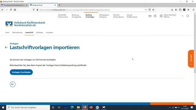 VR OnlineBanking - Importieren von Vorlagen aus CSV-Datei | Volksbank Raiffeisenbank Nordoberpfalz смотреть онлайн