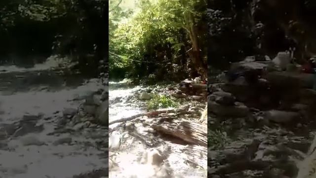 Волчьи ворота речки Паук, водопад . смотреть онлайн