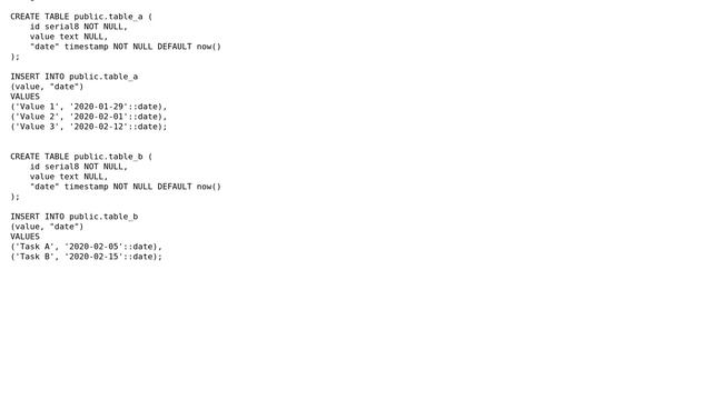 Databases: Left Join table with first match historically смотреть онлайн