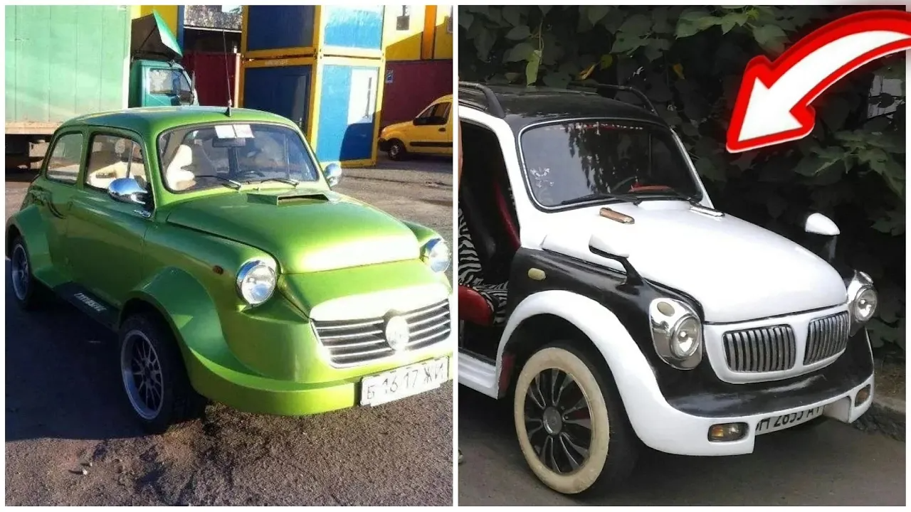 Необычный и колхозный тюнинг автомобилей ЗАЗ-965 "Горбатый Запорожец". смотреть онлайн