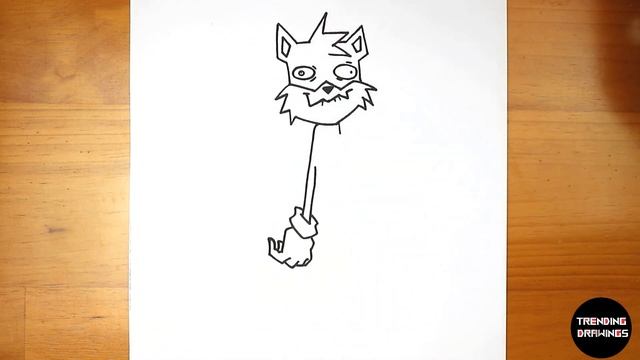 How To Draw FNF MOD Character - Secret History Tails Easy Step by Step смотреть онлайн