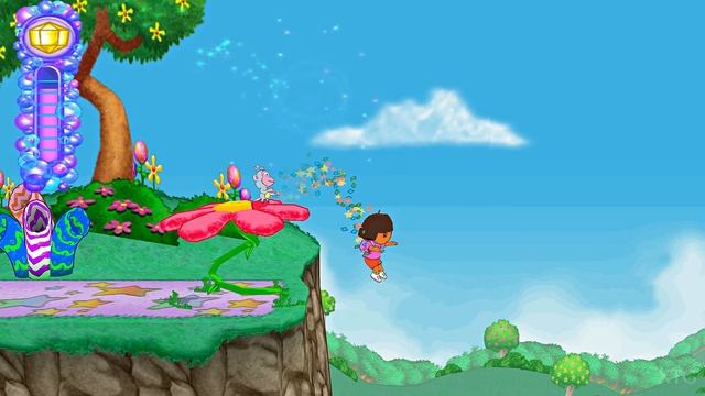 Dora the Explorer: Dora's Big Birthday Adventure PS2 Gameplay HD смотреть онлайн