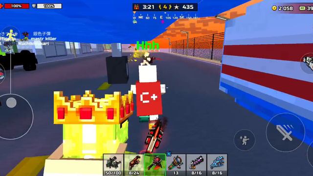 Проверяю новое оружие в Пиксель Ган топор кровавого террора!!! смотреть онлайн