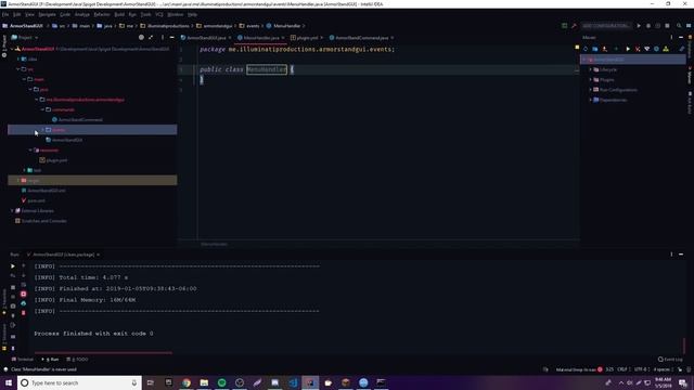 Spigot Plugin Development - 16 - Armor Stand GUI Plugin [Part 1] ? смотреть онлайн
