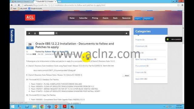 R12.2 Install, Patch and Maintain Oracle E-Business Suite - Module 3 Lesson 6 смотреть онлайн
