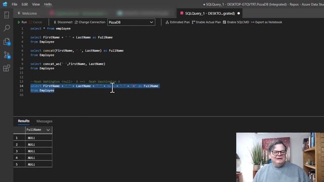 Three Ways to Concatenate and how to protect from NULL. | Essential SQL смотреть онлайн