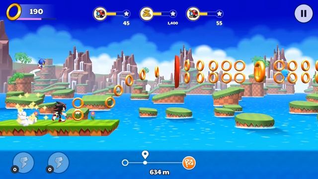 SONIC RUNNERS ADVENTURE Gameplay Walkthrough Part 2 - Level 6-10 Green Hill (iOS Android) смотреть онлайн