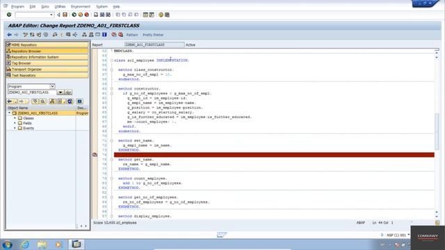 113- Getting Started with the SAP Class Builder смотреть онлайн