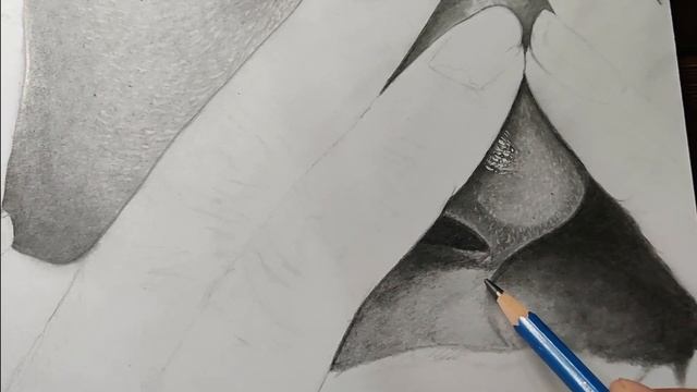 how to draw skin texture full sketch | step by step | Black Magic смотреть онлайн