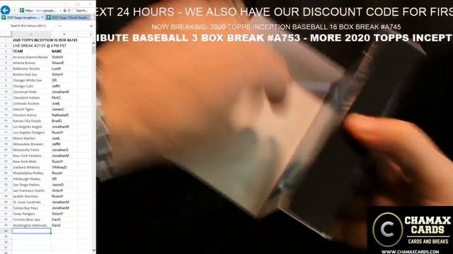 BREAKING TONIGHT: 2020 TOPPS INCEPTION 16 BOX BREAK #A745 & 2020 TOPPS TRIBUTE 3 BOX BREAK #A753 смотреть онлайн