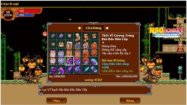 BĂM QUÁI 1 HIT - VCH level 10 DAME 125K ? WTF | Ninja School Online смотреть онлайн