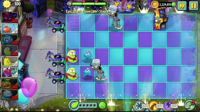 Растения против зомби 2/Plants vs Zombies 2 : Epic Quest: Gem Jam 9-10 смотреть онлайн