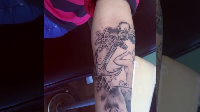 Ice queen and snow flakes baby. Tattoo! смотреть онлайн