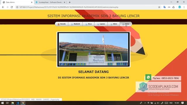 PHP - Source code aplikasi Siakad SDN 3 Bayung Lencir смотреть онлайн