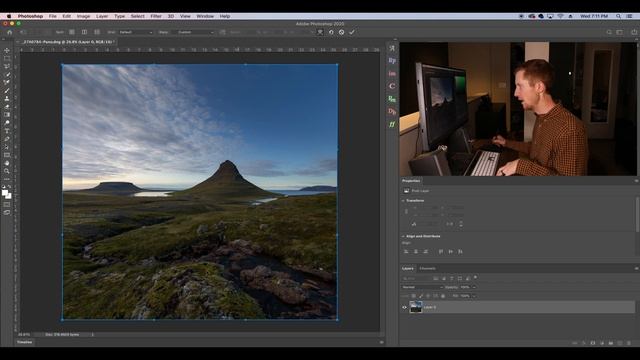 The All-Improved Transform Tool in Photoshop 2020 - Quick Stop Photoshop смотреть онлайн