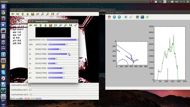 Otsu Threshold and Homographic Transformations Python 2.7 + OpenCV смотреть онлайн