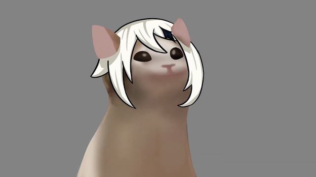 Pop Cat - Paimon Emergency Food ver.: Ehe Te Nandayo I Genshin Impact I Meme animation смотреть онлайн