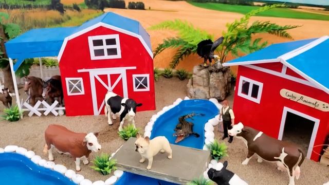 Top the most creative diy miniature Cattle Farm - Farm Diorama and Barnyard Animal - Gaby Animals смотреть онлайн