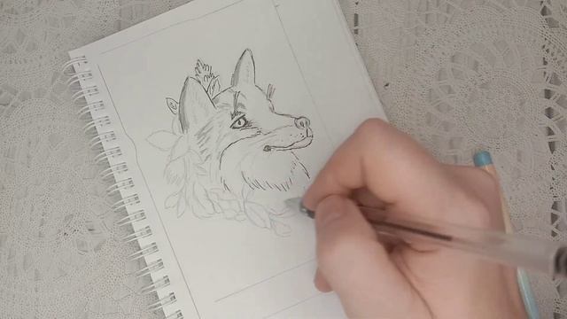 Нарисовала эскиз для вышивки на варежках. смотреть онлайн