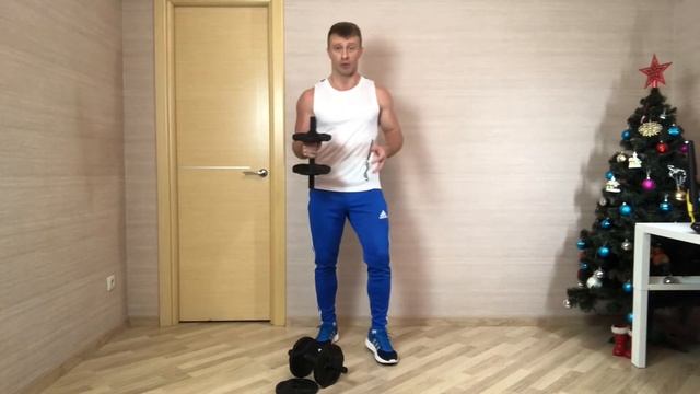 Как накачать бицепс в домашних условиях с гантелями смотреть онлайн