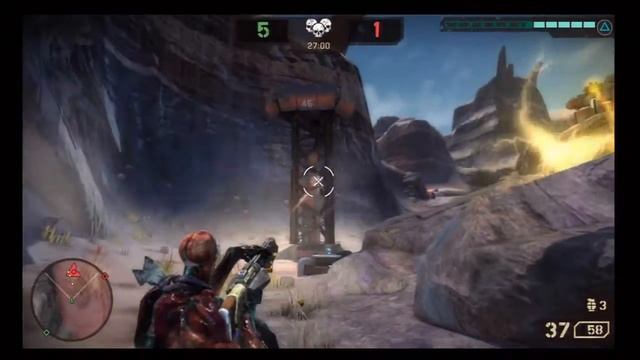 Starhawk - Online Multiplayer Team Deathmatch on Lost Canyon Map, HD Gameplay PS3 смотреть онлайн