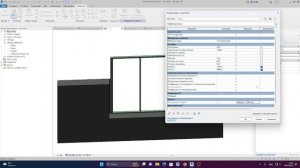Створка окна в семействе ревит видимость при разной ширине