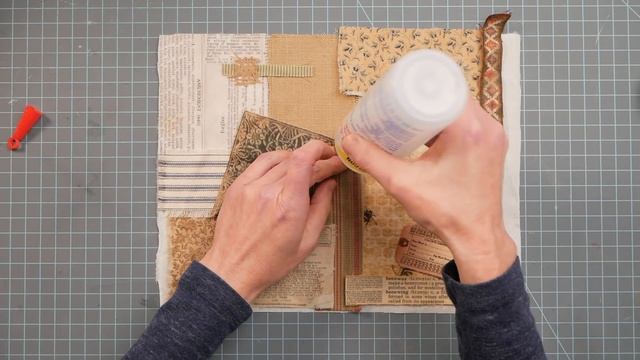 EASY PATCHWORK TEXTILE COVER | TUTORIAL смотреть онлайн