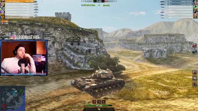 WoT Blitz - Затащил или ЗАТУПИЛ ● ТОП тащилово на T54E1 Хомяк- World of Tanks Blitz (WoTB) смотреть онлайн