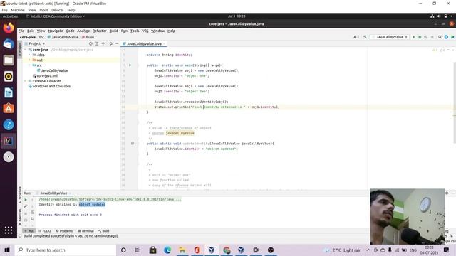Java Interview Question, Call By Value Detailed Explanation смотреть онлайн