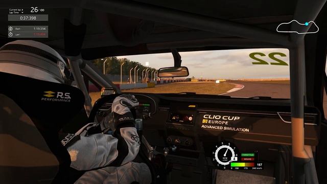 CLIO CUP AT DONINGTON PARK NATIONAL | Assetto Corsa смотреть онлайн