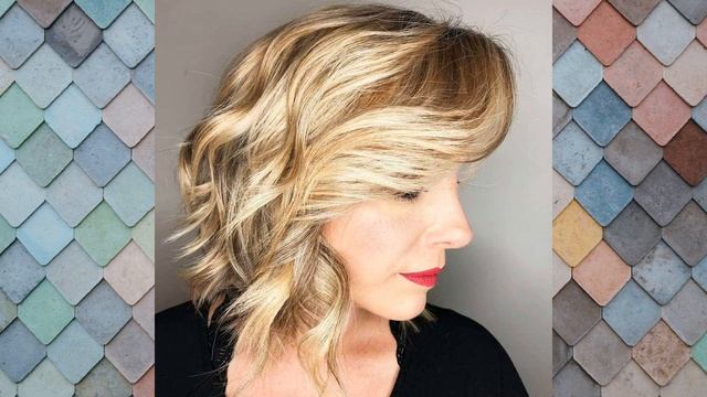 ОМОЛАЖИВАЮЩАЯ СТРИЖКА ДЛЯ ЖЕНЩИН 40-50 ЛЕТ:ВОЛНИСТЫЙ БОБ-2020 / WAVY BOB FOR WOMEN 40-50 YEARS OLD смотреть онлайн