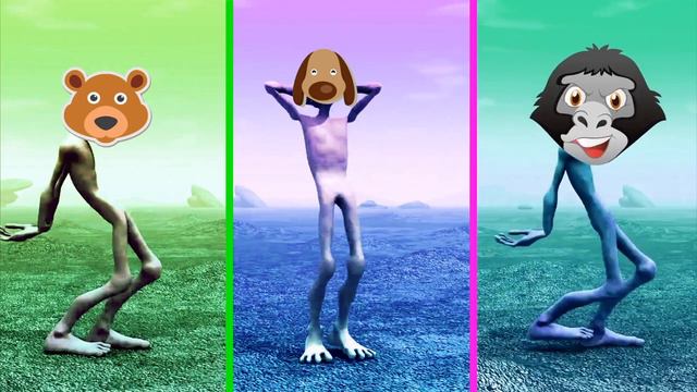 #dametucosita #greenalien Alien Dance With Song Dame Tu Cosita/Green Alien Dance/Blue Alien Dance