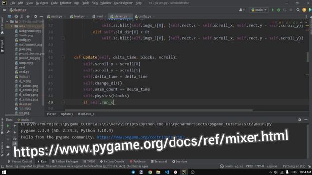 Воспроизведение звука - Pygame уроки - 12 Часть смотреть онлайн