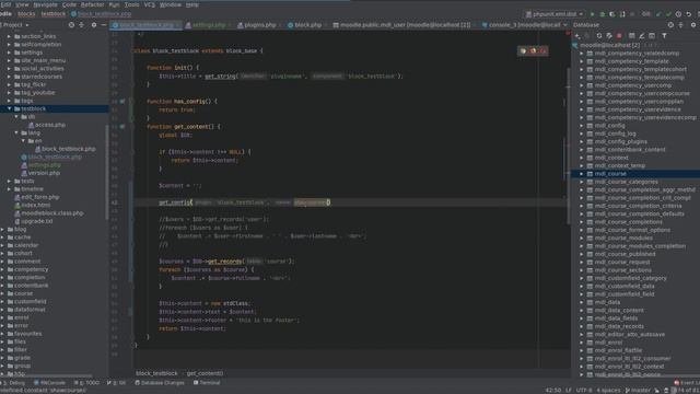 Moodle developer tutorial 5/5 - adding a setting to our new block and use that in the code смотреть онлайн