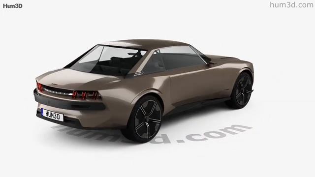 Peugeot e-Legend 2018 3D model by Hum3D.com смотреть онлайн