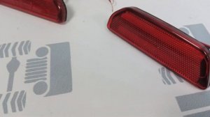 Led катафоты в задний бампер Нива Тревел
