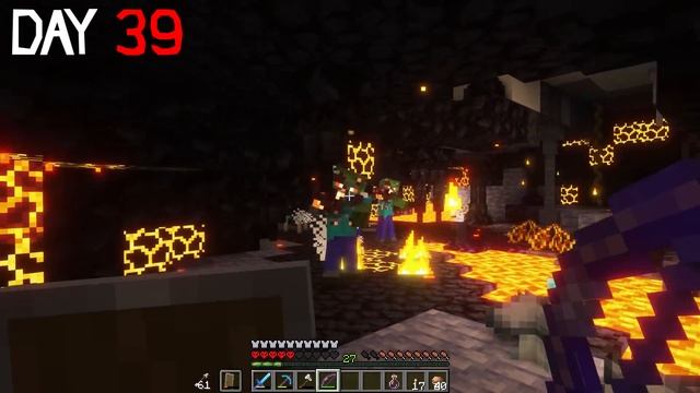 I Survived 100 Days in a Cave Only World on Minecraft.. Here's What Happened.. смотреть онлайн